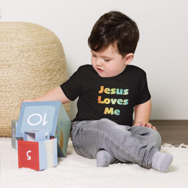 Jesus Loves Me Baby Tee - Image 6