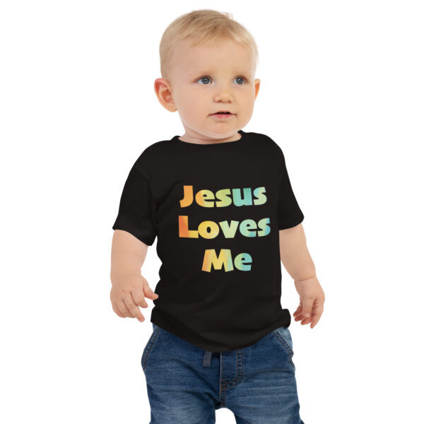 Jesus Loves Me Baby Tee - Image 4