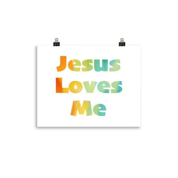 Jesus Loves Me Poster - Image 3