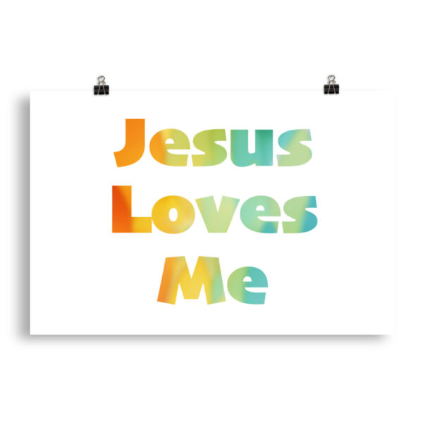 Jesus Loves Me Poster