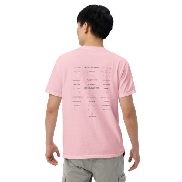 Jesus Loves You in 33 Languages Comfort Colors Heavyweight Tee - Image 35