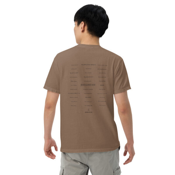 Jesus Loves You in 33 Languages Comfort Colors Heavyweight Tee - Image 17