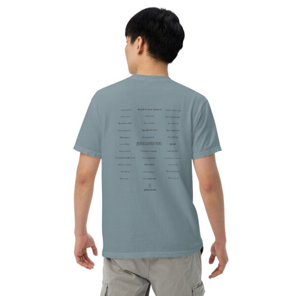 Jesus Loves You in 33 Languages Comfort Colors Heavyweight Tee - Image 23
